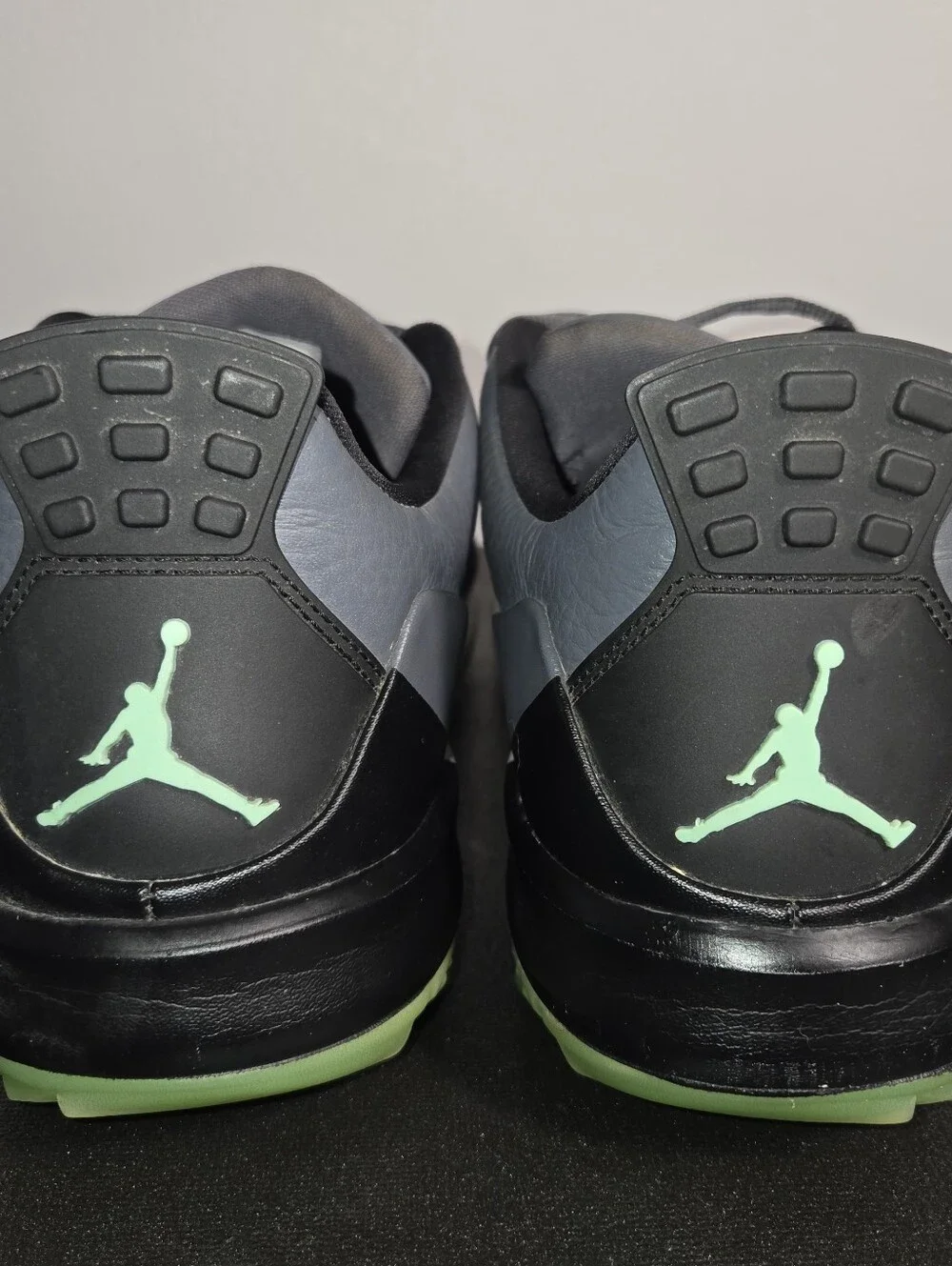 Jordan ADG 3 Low Top Golf Sneakers Lace-Up Dark Grey Green Glow CW7242-002 Sz 14